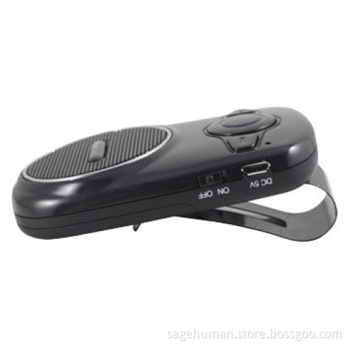 Sunvisor Bluetooth hands free kit, DSP technology, noise and echo suppression, voice guide